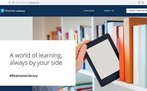 Pearson E-library